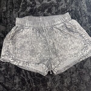 Casual Gray Athletic Shorts for Women